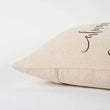 MISC Sentiment Natural Decorative Down Filler Pillow 20"x20" Brown Abstract Casual Wool