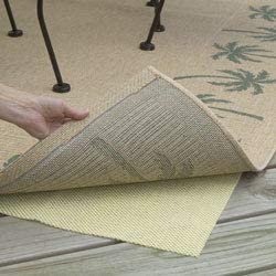 MISC Rectangular Outdoor Patio Rug Pad (5' X 8') Cream 5' 8' Rectangle Polyester Synthetic