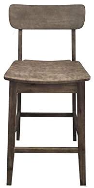 29 inch Bar Stool Grey French Country Shabby Chic Wood