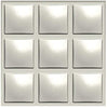 3D Contemporary Wall Panels Forever Design (Pack 10) White Organic