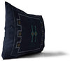 Cactus Silk Navy Lumbar Pillow by Blue Accent 12x16 Southwestern Geometric Cotton One Removable Cover