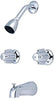 MISC Handle Tub Shower Set 0997 Chrome Finish Handles Included