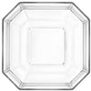 MISC European Glass Centerpiece Octagon Bowl/tray 13 D Clear