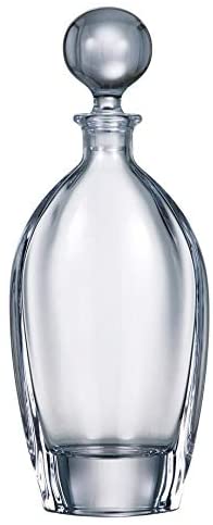 European Glass Decanter w Stopper 24 Oz