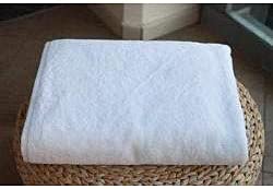 Plush Soft Twist Turkish Cotton Bath Sheet White Solid Color - Diamond Home USA