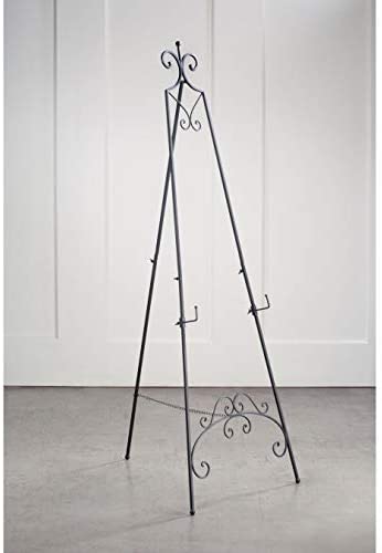 York Black Metal 65 inch Floor Easel 65"