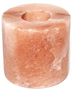 Himalayan Salt Cylinder Shaped Candleholder by