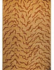 Handmade Wool Rug (India) 4' X 6' Brown Animal Oriental Modern Contemporary Natural Fiber Latex Free