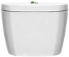 Stealth White Ultra High Efficiency Toilet Tank Traditional Metal