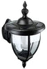 Wall Mount Solar Lantern Black