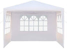 MISC 3x3m Upgrade Spiral Interface Wedding Party Canopy Tent 0/3side 0sides White Waterproof