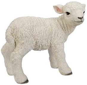 MISC Standing Lamb Statue Polyresin