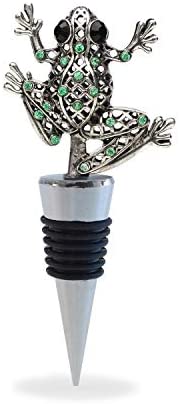 Cheers Multicolored Metal Frog Wine Stopper Color 1