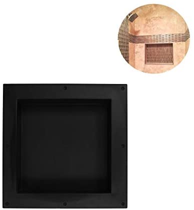 MISC Ready Tile Leak Proof 16" X Square Bathroom Recessed Shower Shelf Storage Shampoo Toiletry Black Abs