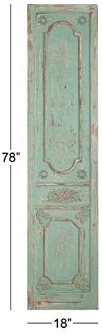 Green Wood 18 inch X 78 inch Wall Panel Farmhouse - Diamond Home USA