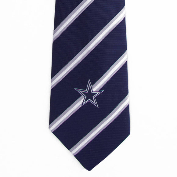 NFL Cowboys Necktie 56 X 3 5 Inches Football Themed Mens Accessory Sports Patterned Tie Team Logo Fan Merchandise Athletic Team Spirit Fan Blue Gray - Diamond Home USA
