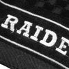 NFL Raiders Golf Towel 16 X 22 Inches Football Themed Applique Sports Patterned Team Logo Fan Merchandise Athletic Spirit Black Silver Polyester - Diamond Home USA