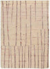 Hand Knotted Tan Abstract Design Wool Area Rug 2' X 3' Ivory Solid Modern Contemporary Natural Fiber New Zealand Latex Free Handmade