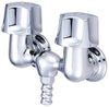 MISC Handle Leg Tub Faucet 0210 Chrome Finish Handles Included