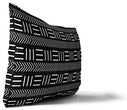 Willow Lumbar Pillow by Accent Black 12x16 Southwestern Geometric Cotton One Removable Cover