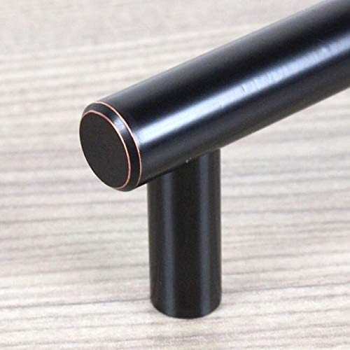 16 inch Solid Oil Rubbed Bronze Cabinet Bar Pull Handles (Case 5) Metal Finish - Diamond Home USA