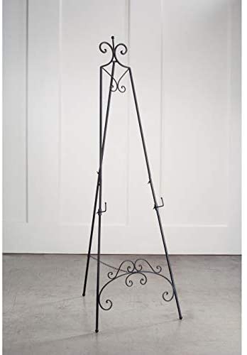 York Black Metal 65 inch Floor Easel 65"