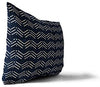 MISC Lumbar Pillow by 14x20 Blue Geometric Southwestern Cotton Single Removable Cover
