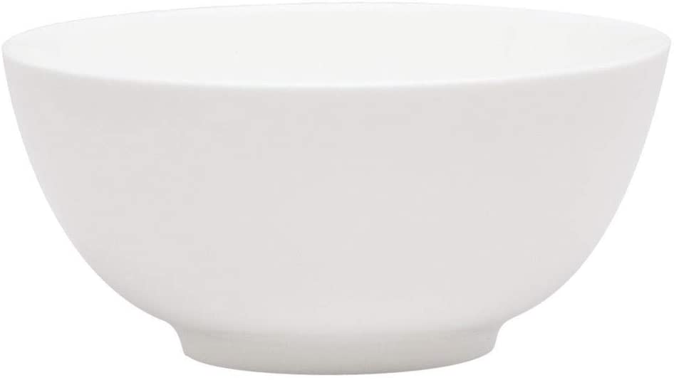 Rice Bowls (Set 8) White Solid Casual Modern Contemporary