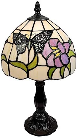 Tiffany Butterfly Table Lamp 15 Inches Tall