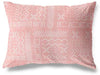 Lumbar Pillow by Pink Accent 12x16 Southwestern Geometric Cotton One Removable Cover