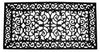 Brooklyn Black Rubber Door Mat (24 X 48) 24 48 Traditional Rectangle