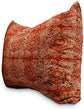 14 X 20 Inch Orange/Rust Decorative Abstract Outdoor Throw Pillow Orange Transitional Polyester