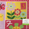 3'4" X 4'2" Kids Color Patchwork Teach Me Numbers Area Rug Indoor Butterfly Heart Owl Bird Lady Bug Snail Flowers Leaf Shapes Bedroom Reading Room - Diamond Home USA