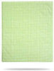 Gingham Light Green/Light Green 30"x36" Baby Blanket Plaid Neutral Basic Acrylic