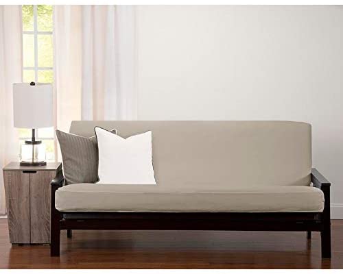 Revolution Plus Greige Futon Cover Neutral Solid