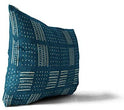 Mud Cloth Lumbar Pillow by Accent Tan 12x16 Southwestern Geometric Cotton One Removable Cover