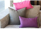 Unknown1 Pillow D Cor Tuscany Linen Orchid Pink 20x20 Throw Solid Color Modern Contemporary Single Removable Cover