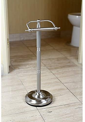 Toilet Paper Holder (Brushed Nickel) Modern Contemporary Brass - Diamond Home USA