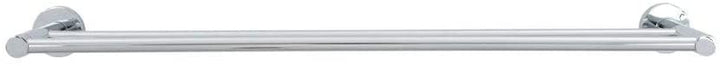 Polished Chrome 24" Double Towel Bar Metal Finish - Diamond Home USA