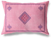 Lumbar Pillow by Accent Pink 12x16 Southwestern Geometric Cotton One Removable Cover