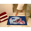 19" X 30" Inch NFL Patriots Door Mat Printed Logo Football Themed Sports Patterned Bathroom Kitchen Outdoor Carpet Area Rug Gift Fan Merchandise - Diamond Home USA
