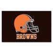 19" X 30" Inch NFL Browns Door Mat Printed Logo Football Themed Sports Patterned Bathroom Kitchen Outdoor Carpet Area Rug Gift Fan Merchandise Vehicle - Diamond Home USA