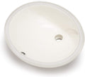 MISC Ceramic Small Oval Bisque Bathroom Bowl (Um) Clear Porcelain Compliant