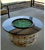 MISC Patio Heaters 20lbs Reflective Fire Glass Green 25" l X 5 w X 5 h