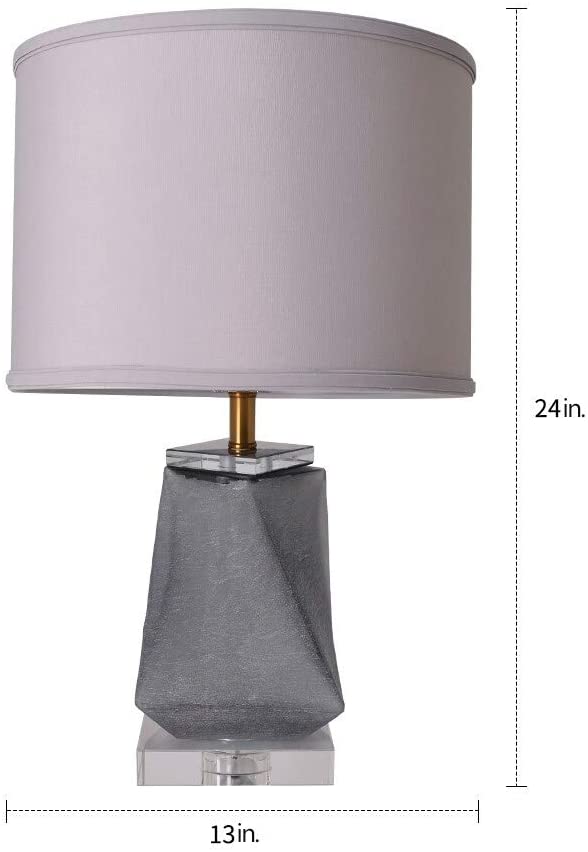 Little 24" Table Lamp (Single) Grey Modern Contemporary