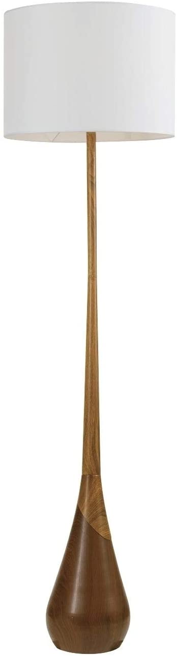 MISC 65 inch Faux Wood Floor Lamp Brown