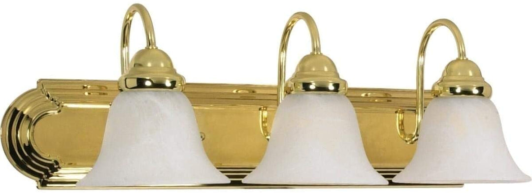 3 Light 24 Vanity Metallic Traditional Metal Brass