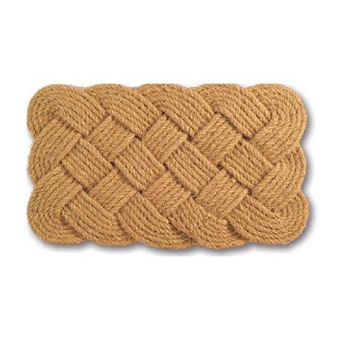 Knot Design Rope Door Mat Braided Floor Mat Non Slip Rug