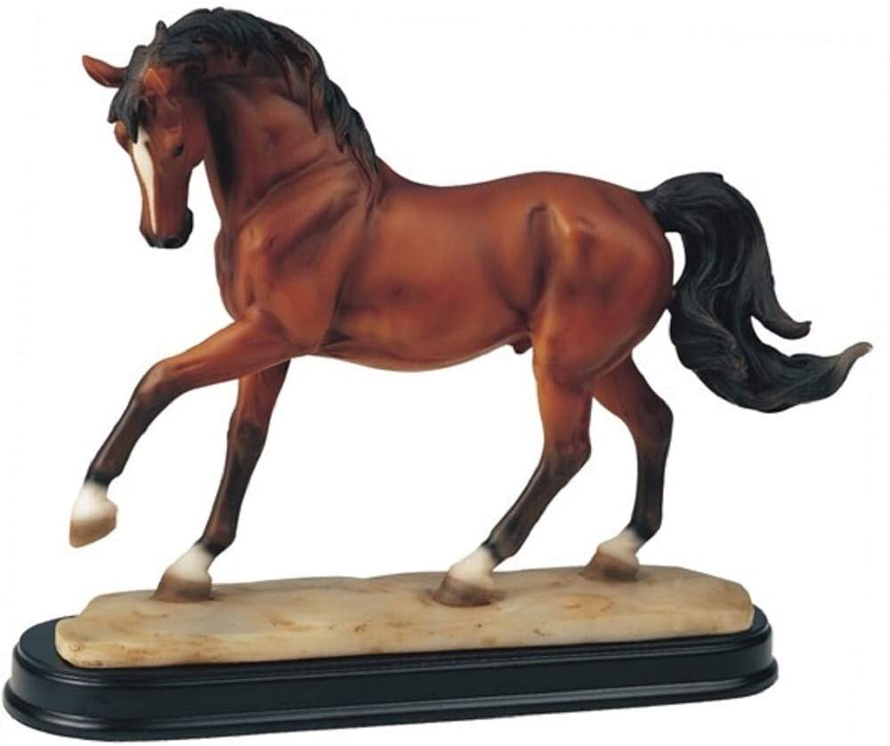 8" h Brown Walking Horse Figurine Animals