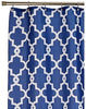 Geometric Patterned Shower Curtain Navy Graphic Casual Polyester